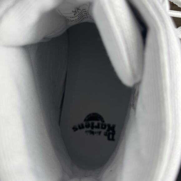 Dr. Martens Women's Size 7 Combs Poly Casual Lace Up Boot White Ajax - Picture 6 of 10